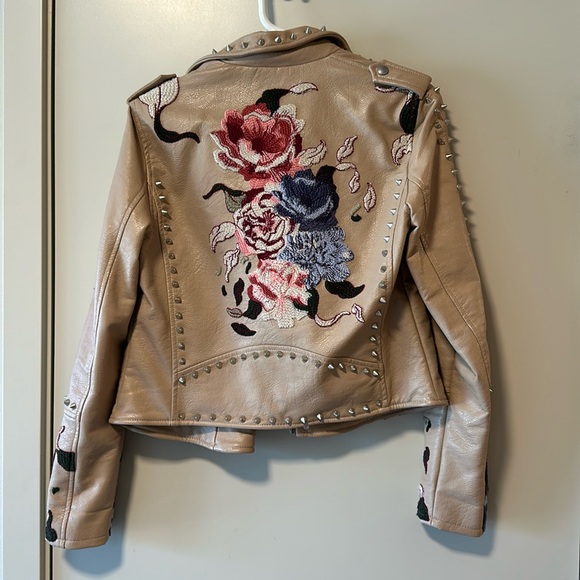 Blank NYC Jackets & Blazers - BLANK NYC Beige moto jacket
